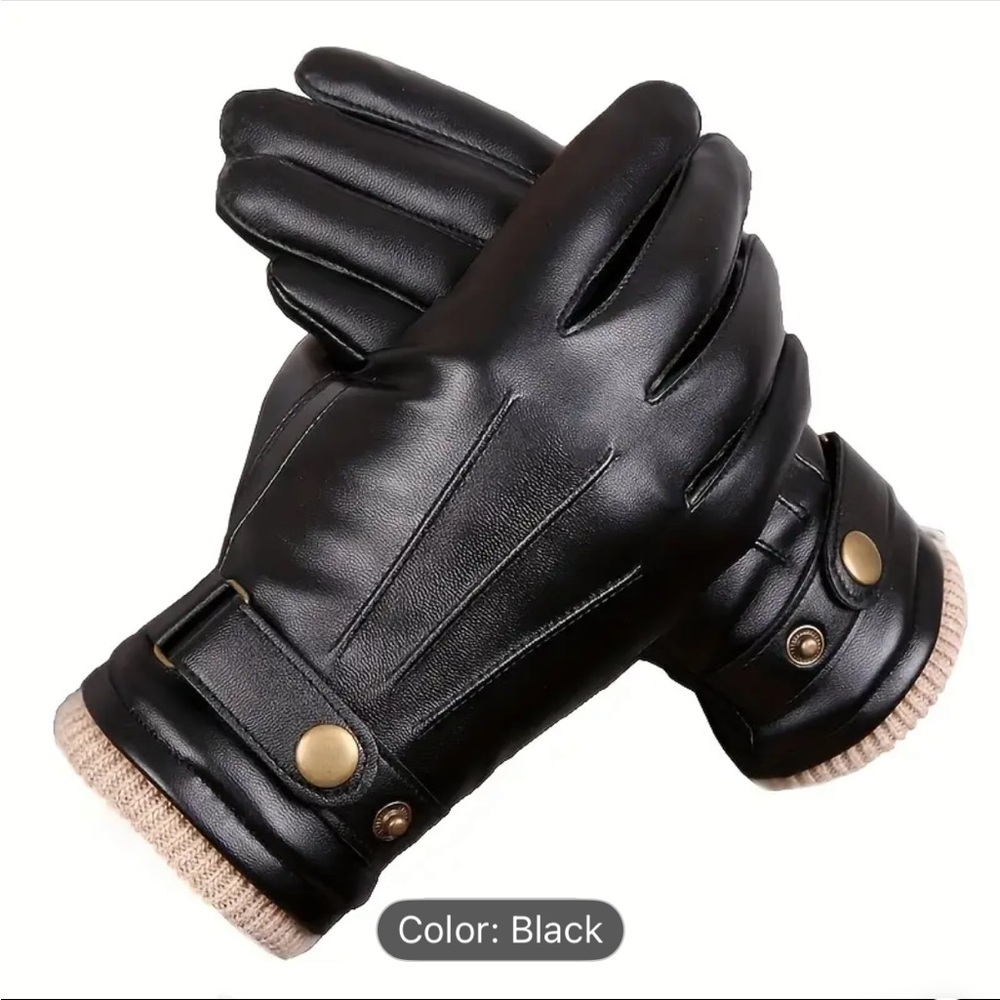 NEW Men’s Sheepskin Winter Touch Gloves – Warm, Durable, Stylish (S–XL)